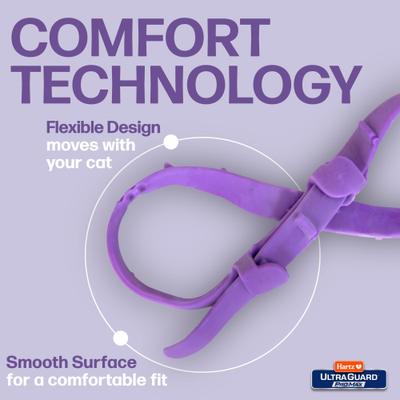Collar para gatos UltraGuard ProMax contra pulgas y garrapatas, morado, 2 unidades