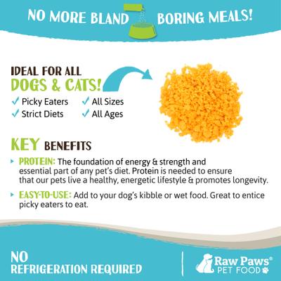 Boost Freeze-Dried Cheese Dog & Cat Food Topper, 3.6-oz bottle