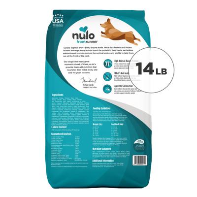 Nulo, Frontrunner Small Breed Ancient Grains, Pavo + Pescado Blanco + Quinoa, Perros de Raza Pequeña, 2.27 / 6.35 kg