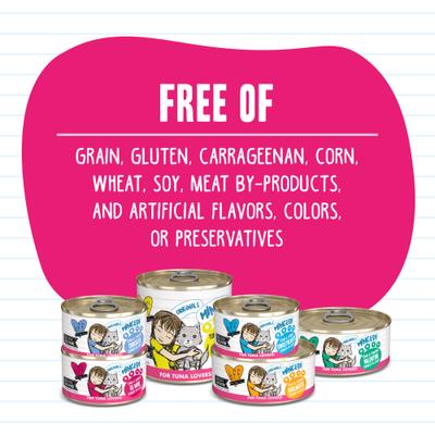 Tuna & Chicken 4-Eva Dinner in Gravy Grain-Free Minced Wet Cat Food, 3-oz can, case of 4