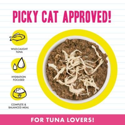 Tuna & Chicken 4-Eva Dinner in Gravy Grain-Free Minced Wet Cat Food, 3-oz can, case of 4