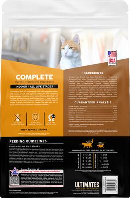 Complete Chicken Protein Dry Cat Food, 12.5-lb