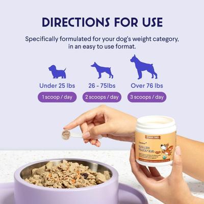 Superhero Organic Turkey Tail Mushroom Powder Supplement for Dogs, 2.12-oz jar