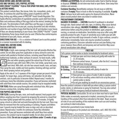 Flea & Tick Spray for Dogs, Cats, Puppies & Kittens, 16-fl oz