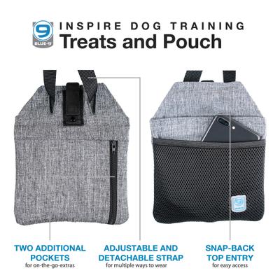 Pet Products Inspire Dog Training Treats & Pouch, 4-oz bag
