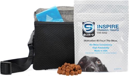 Pet Products Inspire Dog Training Treats & Pouch, 4-oz bag