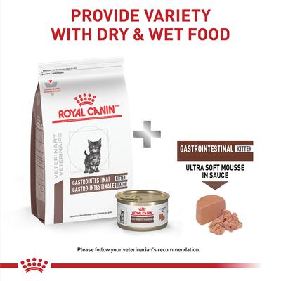 Kitten Gastrointestinal Dry Cat Food, 4.4-lb bag