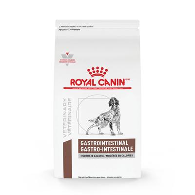 Alimento seco para perros adultos con contenido moderado de calorías gastrointestinales, bolsa de 22 lb