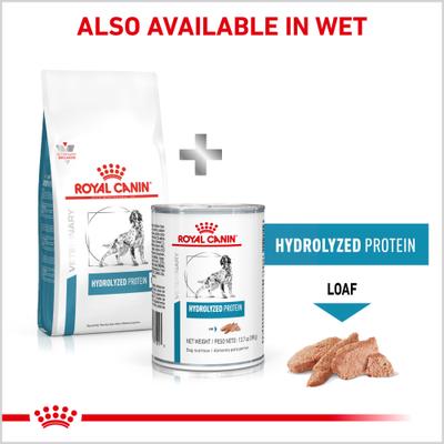 Alimento húmedo para perros adultos Hydrolyzed Protein Loaf, lata de 13.7 oz, caja de 24