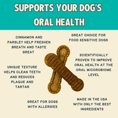 Dog Dental Chew Treat, Large, 7 count