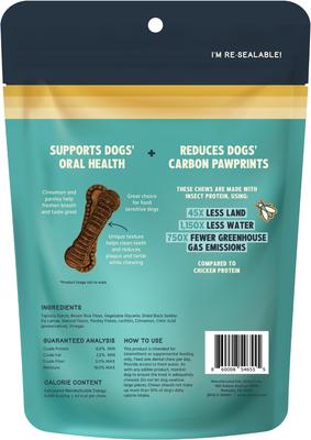 Golosina dental masticable para perros, tamaño pequeño, 20 unidades