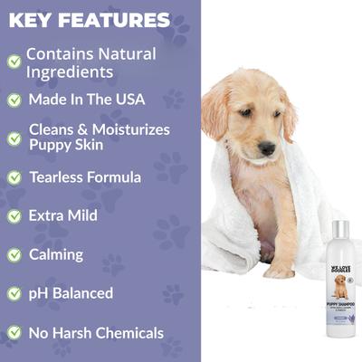 Puppy Shampoo, Lavender Scent, 8-fl oz bottle