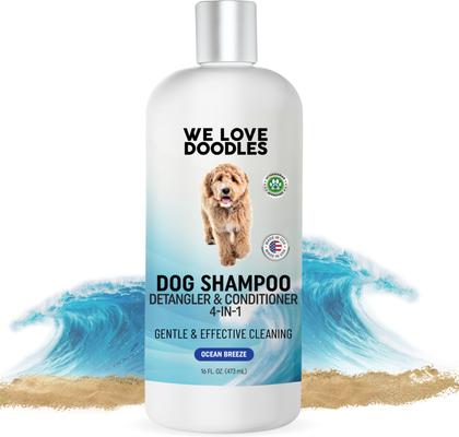 4-in-1 Dog Shampoo Ocean Breeze Scent, 16-fl oz bottle