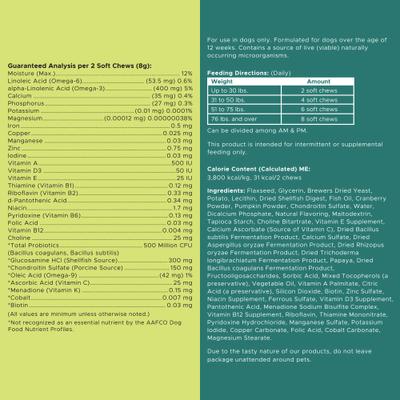 Essential 12-In-1 Multifunctional Support Chews Dog Vitamin Supplement & Chew + Heal Omega Skin + Coat Chews Dog Vitamin Supplement, 120 count