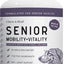 Senior Mobility + Vitality Hip & Joint & Mood Support Chewable Tablets Supplement for Dogs, 120 count