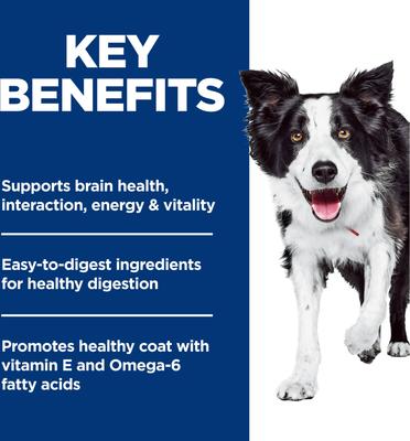 Adult 7+ Senior Vitality Chicken Recipe Dry Dog Food, 12.5-lb bag