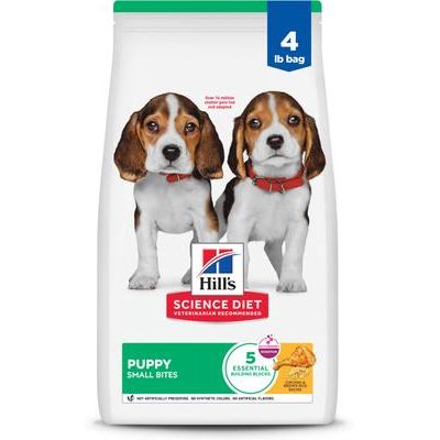 Alimento seco para perros Puppy Small Bites con pollo y arroz integral, bolsa de 5.6 kg