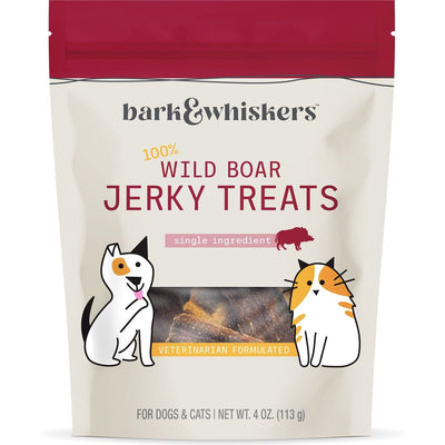Boar Jerky Treats, Perros y Gatos. 110 g. - Bark & Whiskers