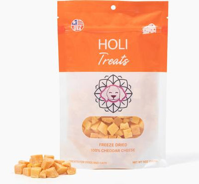 Single Ingredient Cheddar Cheese Freeze-Dried Dog & Cat Treats, 5-oz bag