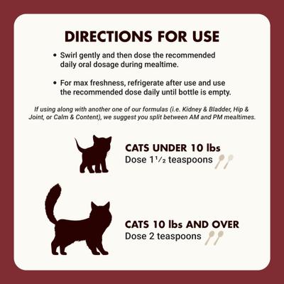 Feline Immune Booster Seafood Flavor Liquid Supplement for Cats, 8-fl oz bottle
