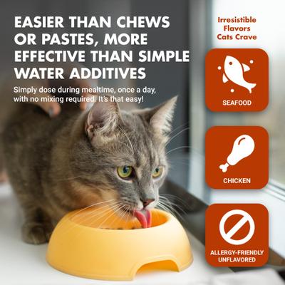 Feline Pre & PostBiotic Support Unflavored Cat Digestive Aid, 8-fl oz bottle