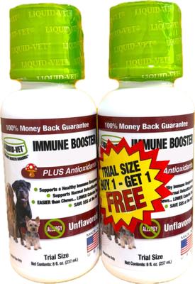 K9 Immune Booster Unflavored Liquid Supplement for Dogs, 8-fl oz bottle, 2 count