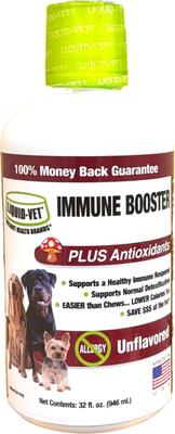 K9 Immune Booster Unflavored Liquid Supplement for Dogs, 8-fl oz bottle, 2 count