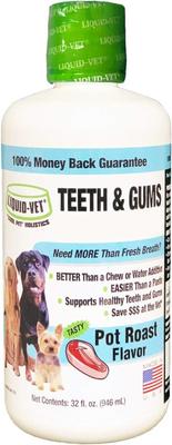 Teeth & Gums Support Pot Roast Flavor Dog Supplement, 32-fl oz bottle