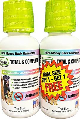 K9 Total & Complete Unflavored Liquid Multi-Supplement for Dogs, 32-fl oz bottle