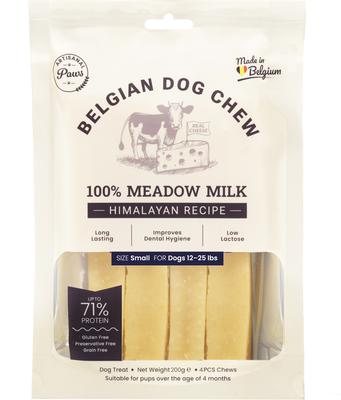 Belgian Himalayan Cheese Recipe Dog Chew, Small, 4 count