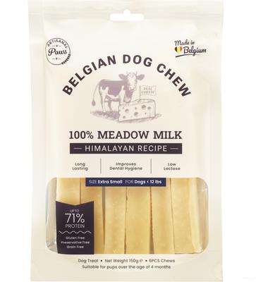 Belgian Himalayan Cheese Recipe Dog Chew, Small, 4 count
