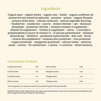 Endless Valley Vegan Dry Dog Food, 6-lb bag