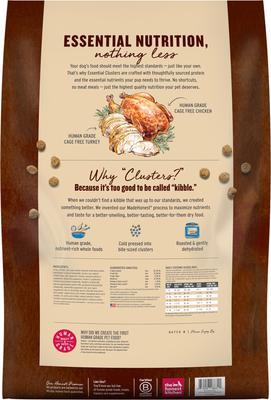 Essential Clusters Whole Grain Turkey & Chicken Dry Dog Food, 20-lb bag