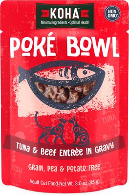 Comida húmeda para gatos Poké Bowl Variety Pack, bolsa de 3 oz, caja de 12