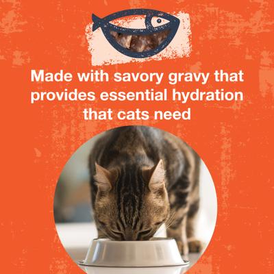 Poké Bowl Tuna & Chicken Entrée in Gravy Wet Cat Food, 3-oz pouch, case of 12