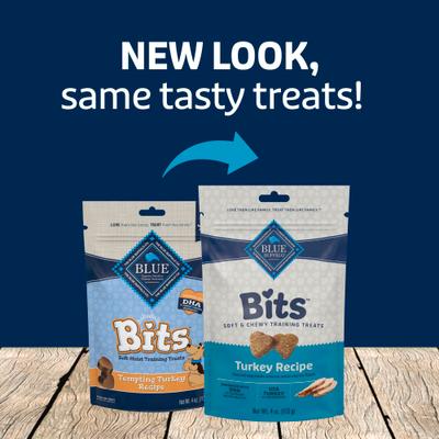 Blue Bits Tempting Turkey Recipe Soft-Moist Training Dog Treats, 4-oz bag