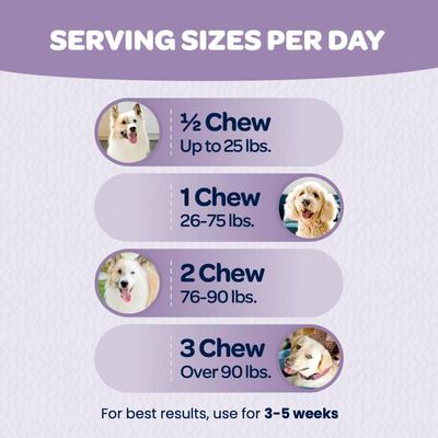 Calming & Relaxing Soft Chew Dog Supplement, 90 count