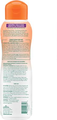 Natural Flea + Tick Gentle Cat Shampoo, 12-fl oz