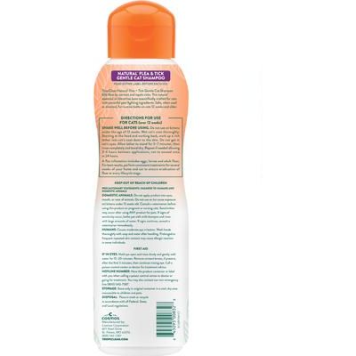 Champú suave natural para gatos contra pulgas y garrapatas, 355 ml