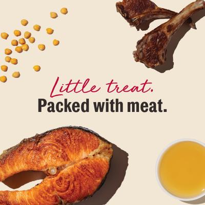 Meaty Littles Lamb & Salmon Dog Treats, 4-oz bag