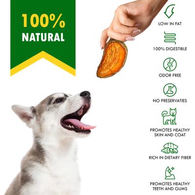 Sweet Potato Chews Grain-Free Jerky Dog Treats, 300-g bag