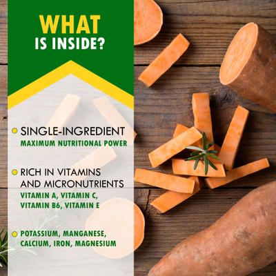 Sweet Potato Chews Grain-Free Jerky Dog Treats, 300-g bag