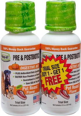 K9 Pre & PostBiotic Support Pot Roast Flavor Dog Digestive Aid, 8-oz bottle, 2 count