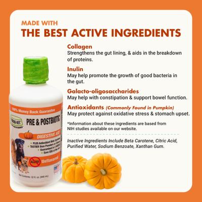 K9 Pre & PostBiotic Support Unflavored Dog Digestive Aid, 32-fl oz bottle