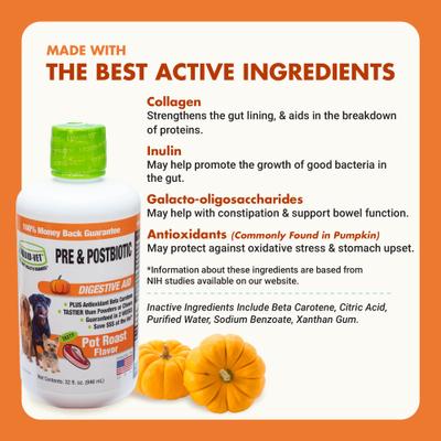 K9 Pre & PostBiotic Support Pot Roast Flavor Dog Digestive Aid, 32-fl oz bottle