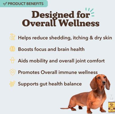 Ultra Omega Oil Supplement for Dogs, 16-fl oz bottle