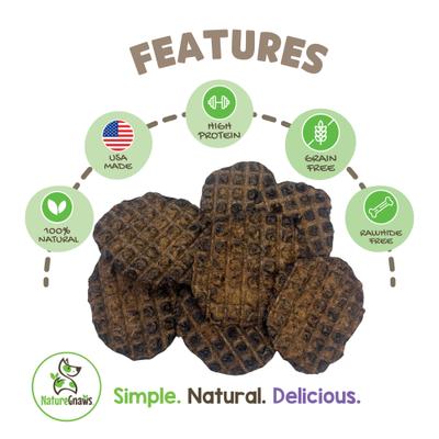 USA Lamb Tenders Natural Dog Chew Treats, 1-lb bag