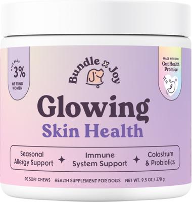 Glowing Skin Health Chew Supplement for Dogs, 90 count