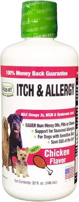 Itch & Allergy Support Chicken Flavor Dog Supplement, 32-fl oz bottle