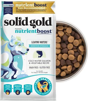 Sensitive Stomach Gut Health Cold Water Salmon & Vegetable Grain-Free Dry Dog Food, 22-lb bag